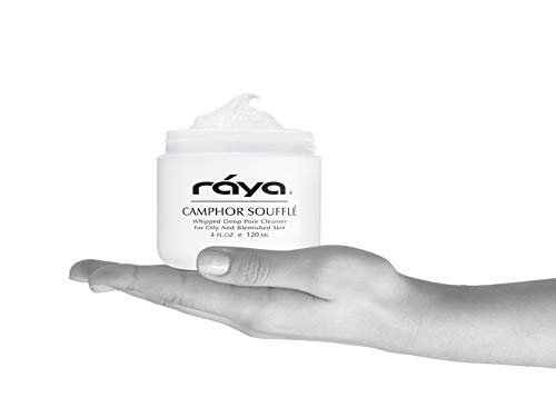 Почистващо средство за лице с камфорным суфле Raya, 4 унция (101) | pH-Балансиран средство за измиване на лицето си
