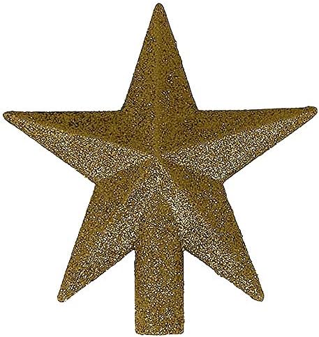 Върхът за Коледно Kurt S. Adler 4Petite Treasures Със Златни Блестящи Звездички - Неосвещенная