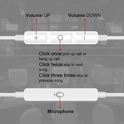 Кабел слот ушите ANLINKSHINE 3,5 мм, Слушалки с микрофон и контрол на звука, стерео слушалки, Съвместими с Xbox Series X, Серия