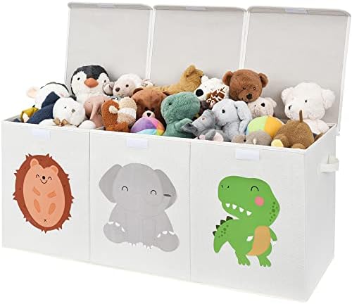 Кутии за играчки ГРЕНИ SAYS за деца е Много Голям, Многофункционален Сандък за детски играчки, Текстилен Органайзер за