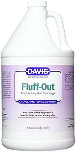 Davis Fluff Out Spray Средство за оформяне на косата в Размер на един Галон На Изложението от продукти за Грижа за домашни кучета
