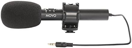 Стереофоничен Кондензаторен Видеомикрофон Movo VXR70 X/Y с отслабването -10 db, Поролоновыми /Пухкави вятърни очила