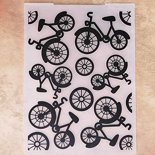 Пластмасови папки за Релеф велосипедни колела KWELLAM за Производство на пощенски Картички, Scrapbooking, както и други