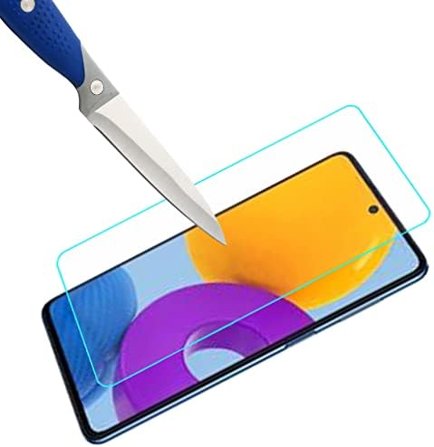 Mr.Щит [3 опаковки] е Предназначен за Samsung Galaxy M52 5G [Закалено стъкло] [Японското стъкло твърдост 9H]