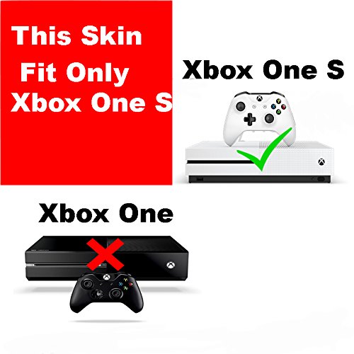 Стикер се разкъсва кожата конзола ZoomHit Xbox One S Синьо Сребрист Метал + 2 Комплекта кожи контролер (Само S)
