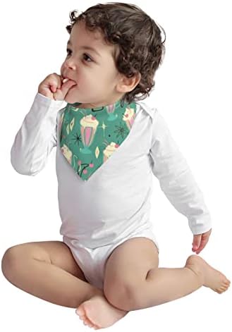 Augenstern Памучни Бебешки Лигавници Ретро Млечни Шейкове Лятна Детска Кърпа Лигавници За Никнене На Млечни Зъби Хранително-Вкусовата