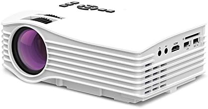 GAOHAILONG Мултимедиен мини-проектор (с поддръжка на USB/SD/HDMI/IR) Игрални конзоли 1000 лумена Преносим