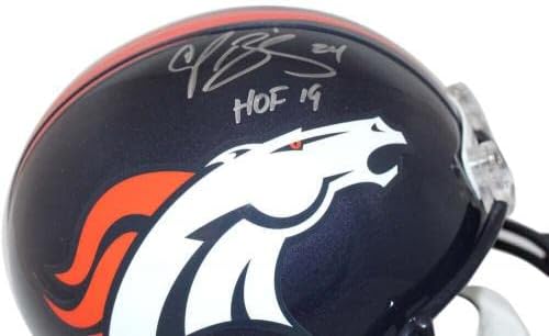 Копие шлем Шампион Бейли с Автограф /с Автограф Denver Broncos HOF JSA 23974 - Каски NFL с автограф