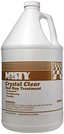 Средство за почистване на прах MISTY Crystal Clear - 1 Галон (в опаковка 4 броя) 1003411 - Действа като прахоустойчив