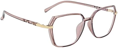 GALPADA 2 чифта Очила с защита от напрежението за очите/отблясъци, Метални за четене с Фалшиви Филтър, Анти-синята Защита,