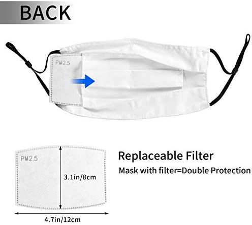 Cthulhu Mythos 3 бр Студени Регулируеми маска за лице с филтри, покриващи устата маски за лице с филтър 0