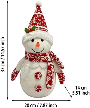 Коледна украса XIOS, Коледни Светещи Снежен човек, Куклени Украса, Снежен човек, Светещи led празничен лампа, Зимен Празничен