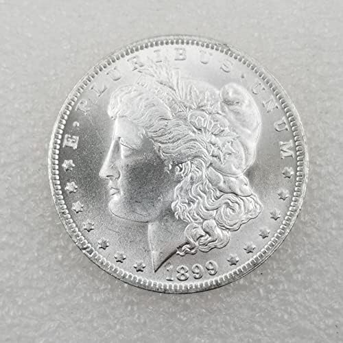 QINGFENG Оригиналната Версия на Light O Сребърна Монета Сребърен долар 27 Години САЩ Монета Морган Смесени