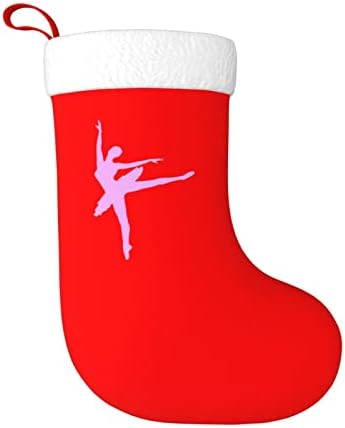 Сладък Балетные Коледни Чорапи с Варфом, Украшения за Елхи, Коледни Чорапи за Коледа на Празнични партита, Подаръци