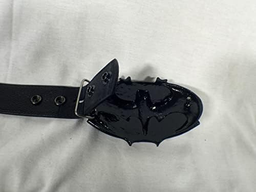 Batman Forever, Обтегач Традиционния тип Прилеп, Черен Метал, Кожена Каишка