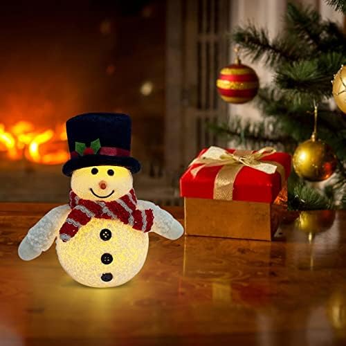 Коледни Светещи декорации във формата на кукли-Снежен човек, Снежен човек, Светещи led празничен лампа, Зимен Празничен Декор