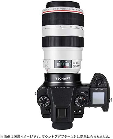 Смарт адаптер Techart PRO на Canon EF за фотоапарат Fujifilm GFX с автофокус
