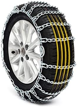 Устойчива на плъзгане верига за сняг на гуми QQLONG, Мини Автомобилни Алармени Верига за джанти гуми (Размер: 2258R17) (Цвят: