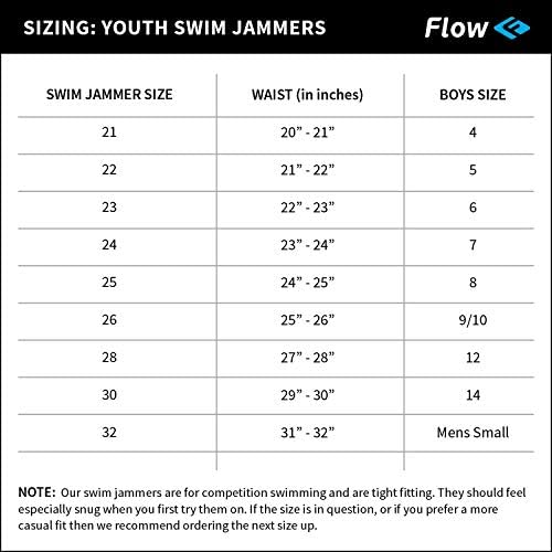 Плувни костюми със заглушител Flow Splice - Ауспуси за плуване за момчета с Размери от 21 до 32