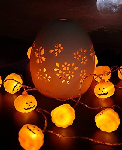 3D Светлини във формата на Тиква в Деня на Благодарността, Led Венец във формата на Тиква, декорация за есента