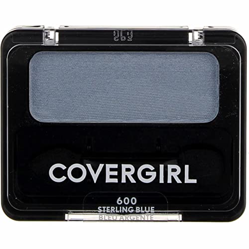 Сенки за очи CoverGirl Eye Enhancers 1 комплект, Sterling Blue [600] 0,09 грама (опаковка от 5 броя)