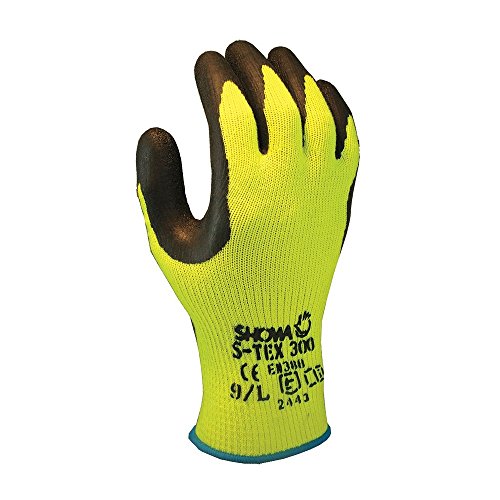 Ръкавици Showa STEX300-L Ръкавици SHOWA S-Tex STEX300 Hi-Elbi Steel Blend с латекс, подплата на дланта, 4-ти ниво, намаляване,