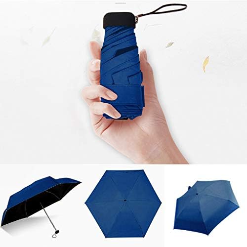 Остър Обратен чадър с Автоматично отваряне и затваряне на Плосък чадър Чадър Чадър Лесен ветрозащитный (тъмно син, един размер)