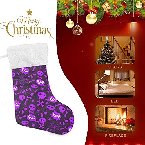 Коледни Чорапи ALAZA, Класически Персонални Декорации за Отглеждане в Голям размер за Семейни Тържества, декорация за Партита,