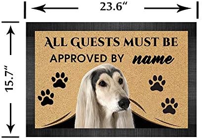 ЧАНТА За всички Гости трябва да бъде Одобрено от изтривалка с надпис My Love Cat Dog Welcome Floor Mat Потребителско име 23,6 X 15,7