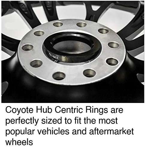 Джанти аксесоари Coyote 72-6656 Центрическое пръстен на главината, комплект от 4 (външен диаметър от 72,6 мм до 66,56
