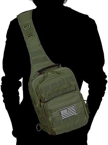QT & QY Тактическа Чанта-Прашка за Мъже, Малък Военен Раница Rover на Рамото, Гърдите Раница, EDC, Щурмова Чанта Molle