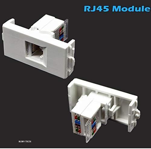 Стенни панела с Симплексными модули RJ-45 + RJ11 + SC, Телефонни конектори Cat 3 Keystone Jack/Plug, Монтиране