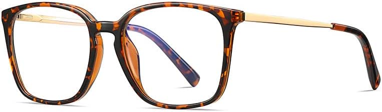 Метални Очила за четене RESVIO за Жени с Удобна кутия пролетта Панти Readers Tortoise