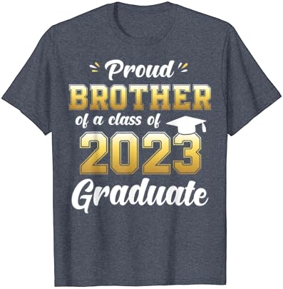 Тениска за възпитаниците на Горд съм, брат Клас 2023, Тениска за по-големия си брат 23