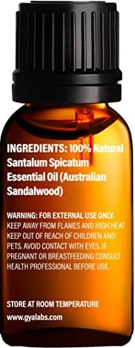 Набор от етерични масла австралийски Сандалово дърво, за да дифузьор и Етерично масло Ванилия за кожата - Набор от
