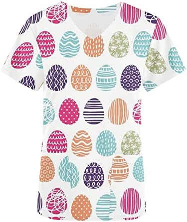 Сладки Животни Заешки Костюми За Cosplay Блуза Женска Тениска С Къс Ръкав Дълбоко V Образно Деколте Цветен