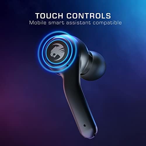 Безжични слушалки ROCCAT Syn Рецептори Air True за игри за мобилни телефони с два микрофона за Nintendo Switch, Windows,