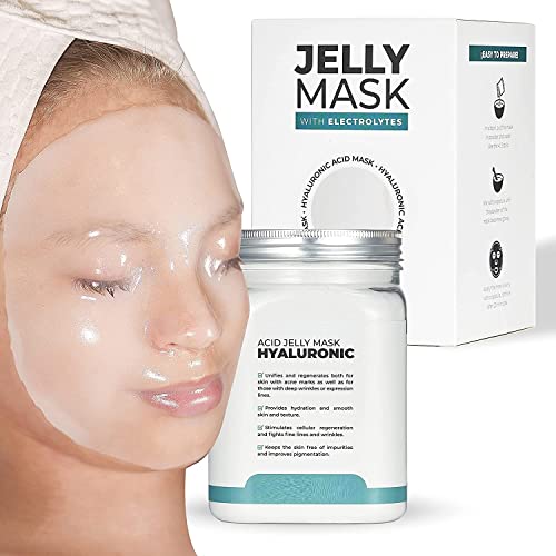 Хиалуроновата желеобразная маска BRÜUN Peel-Off AC за грижа за лицето – Гумена буркан за маски обем 23 течни унции на 30-35