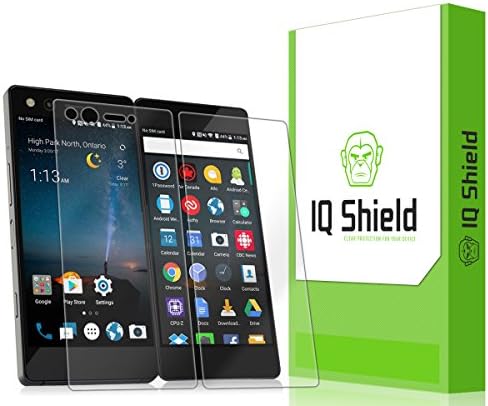 Защитно фолио за екрана IQ Shield е Съвместима с Антипузырьковой прозрачно фолио ZTE Axon M LiquidSkin