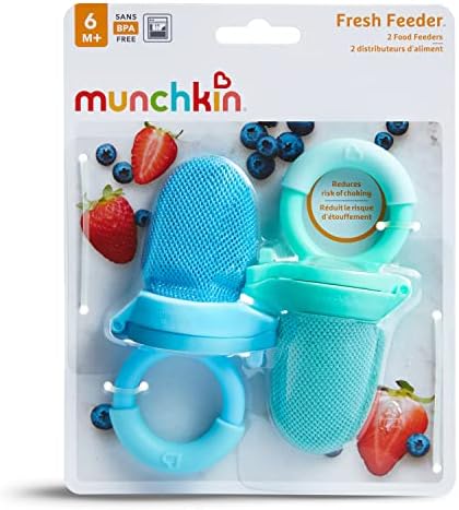 А, за пресни храни Munchkin, 2 порции (опаковка от 1), Синя /мятная