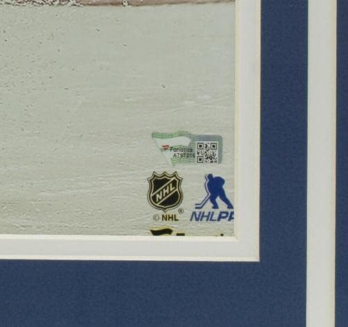 Фанатиците по хокей на снимки Остон Матюс Мейпъл Лийфс с Автограф, В Рамката на 16х20 - Снимки на НХЛ С автограф