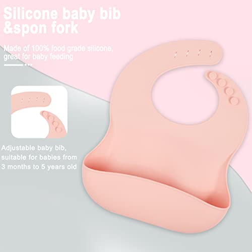 Силиконов Комплект За Хранене на бебето 10 бр. | Детски аксесоари за отбиване от гърдата с led подсветка, Набор