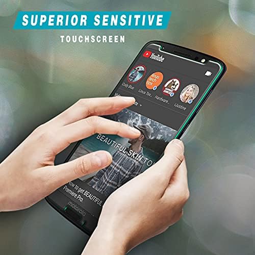 HPTech [2] е Предназначен за защита на екрана на Motorola Moto G6 от закалено стъкло, предпазва от драскотини, лесен за