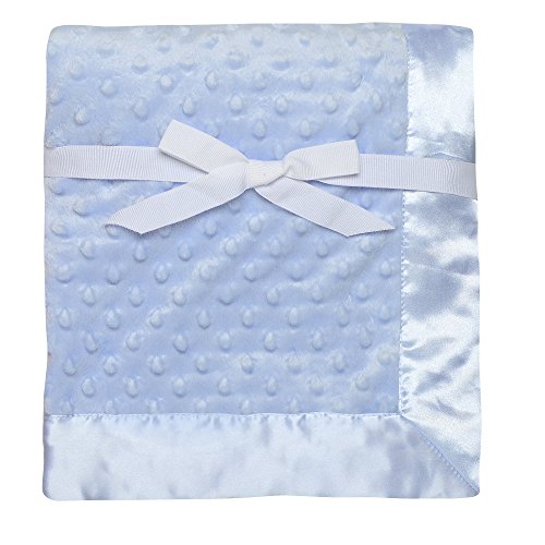 Детско Текстурированное одеяло в грах с лек гланц, Синьо 30 x 40