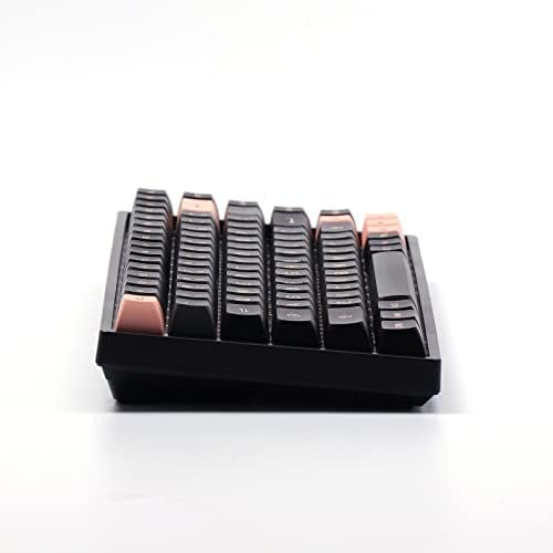Ръчна детска клавиатура EPOMAKER 3084B Plus Black & Pink с 75% гореща замяна 2,4 Ghz / Bluetooth / Жичен, с двойни клавишными