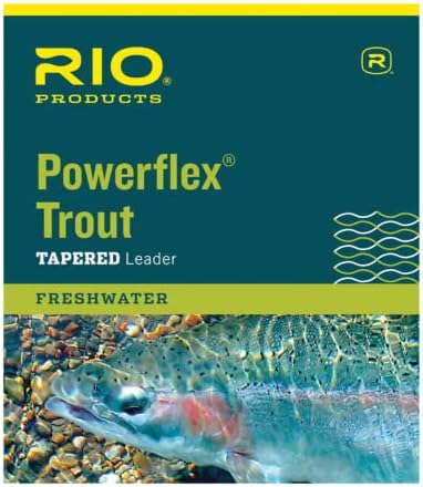 Лидери за риболов на пъстърва на риболов, летят Rio Powerflex, 9 Фута - 6 броя в опаковка