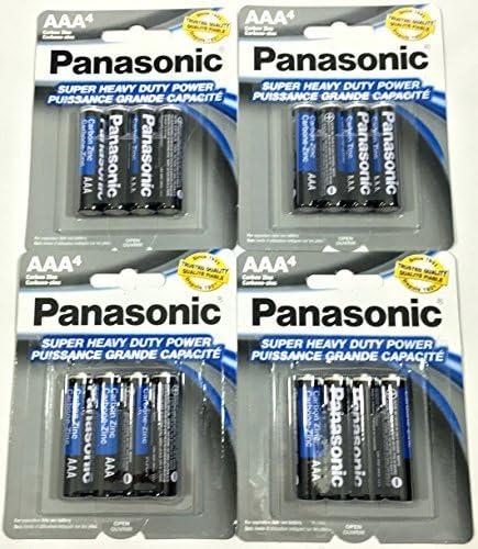 Батерии Panasonic 16PC AAA Super Heavy Duty Power Carbon Цинк Triple A Батерия от 1,5