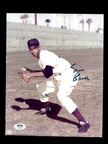 Сертификат ДНК PSA Ърни Бэнкса с Подпис 8x10 Photo Cubs Autograph - Снимки на MLB с автограф