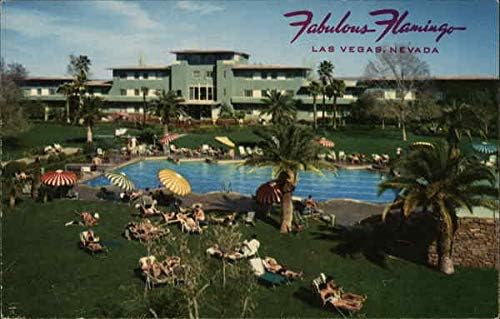 Страхотна Flamingo в Лас Вегас, Невада, Невада Оригиналната реколта картичка