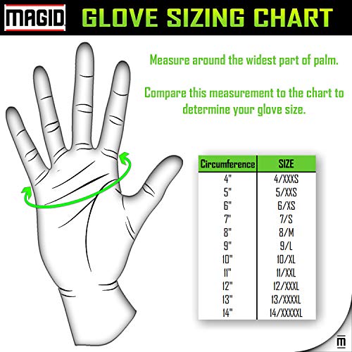 Предпазни ръкавици за линейни работници от ниско напрежение гума MAGID клас 0, 1 Чифт, дължина 11 см